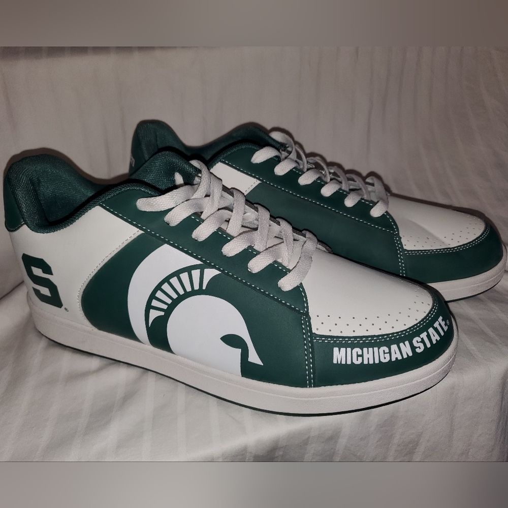 Allspartans Michigan State Spartans Sneakers Shoes Low Top Men’s Size 13